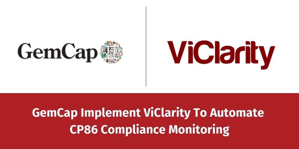 GemCap Implement ViClarity For CP86 Compliance Monitori