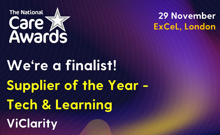ViClarity Shortlisted for 'Supplier of the Year - Tech 