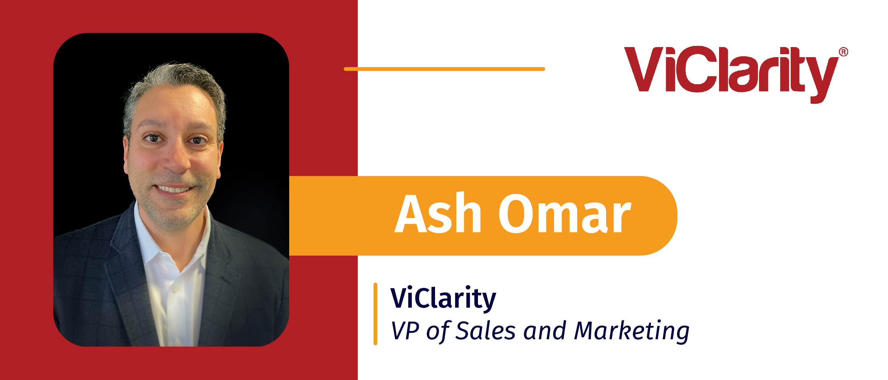 Ash Omar, VP of Sales and Marketing