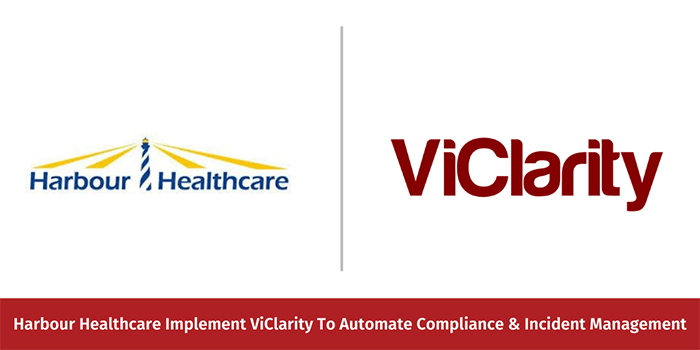 Harbour Healthcare and ViClarity logos