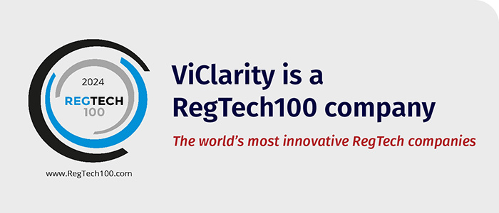 ViClarity is a 2024 RegTech 100 Company: the world's mo
