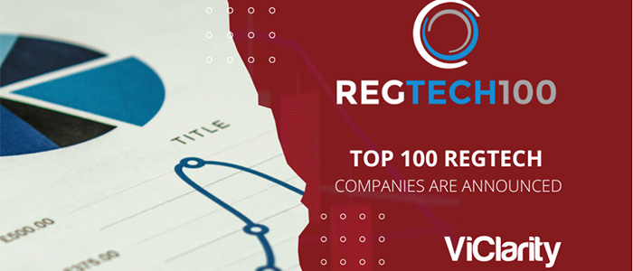 ViClarity named to RegTech100